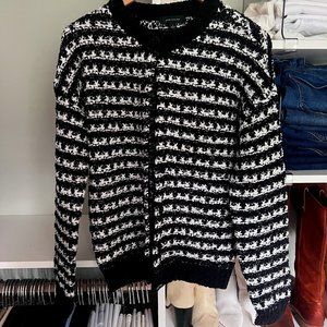 Black and White Cardigan